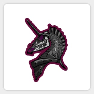 Skeleton Unicorn Sticker